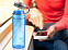 Спортивная бутылка Pinnacle Sports, голубая с логотипом в Балашихе заказать по выгодной цене в кибермаркете AvroraStore