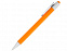 Ручка шариковая Athens черные чернила, оранжевый с логотипом в Балашихе заказать по выгодной цене в кибермаркете AvroraStore