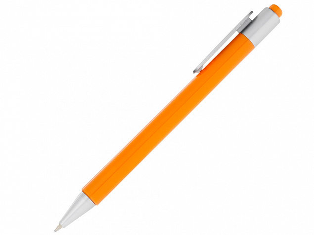 Ручка шариковая Athens черные чернила, оранжевый с логотипом в Балашихе заказать по выгодной цене в кибермаркете AvroraStore