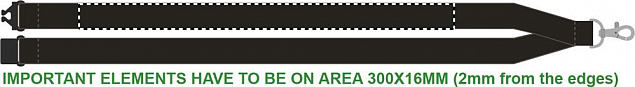Ланьярд с карабином и застежкой с логотипом в Балашихе заказать по выгодной цене в кибермаркете AvroraStore