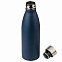 Термобутылка вакуумная герметичная, Fresco, 500 ml, синяя с логотипом в Балашихе заказать по выгодной цене в кибермаркете AvroraStore