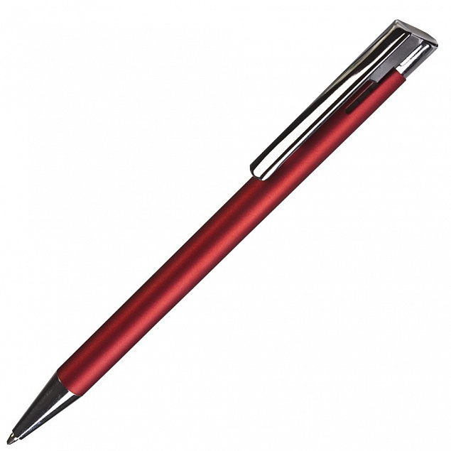 Ручка шариковая Stork, красная с логотипом в Балашихе заказать по выгодной цене в кибермаркете AvroraStore
