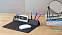 Настольная складная подставка "Cool Desk" с беспроводным (10W) зарядным устройством и ковриком для мыши с логотипом в Балашихе заказать по выгодной цене в кибермаркете AvroraStore