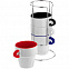 Набор кружек Inset с подставкой, разноцветный с логотипом в Балашихе заказать по выгодной цене в кибермаркете AvroraStore