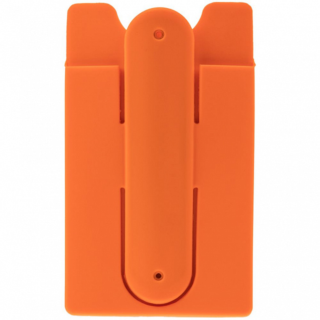 Чехол для карты на телефон Carver, оранжевый с логотипом в Балашихе заказать по выгодной цене в кибермаркете AvroraStore