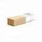 Флешка Кристалл Bamboo 16 Гб с белой подстветкой с логотипом в Балашихе заказать по выгодной цене в кибермаркете AvroraStore
