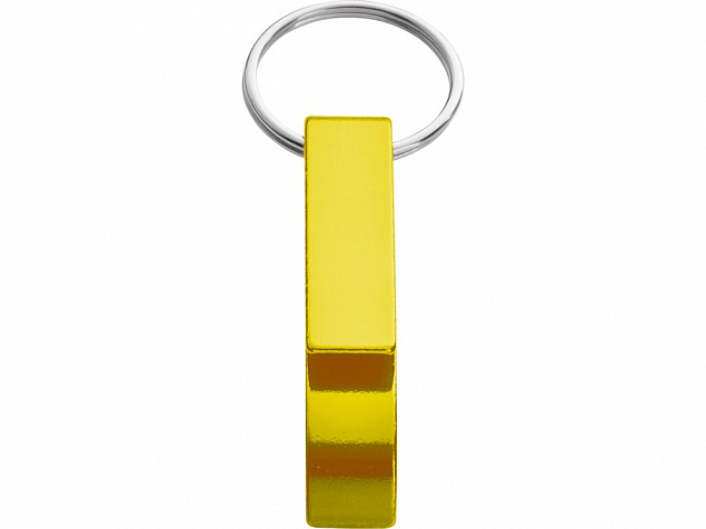 Брелок-открывалка для бутылок и банок Tao, золотистый с логотипом в Балашихе заказать по выгодной цене в кибермаркете AvroraStore