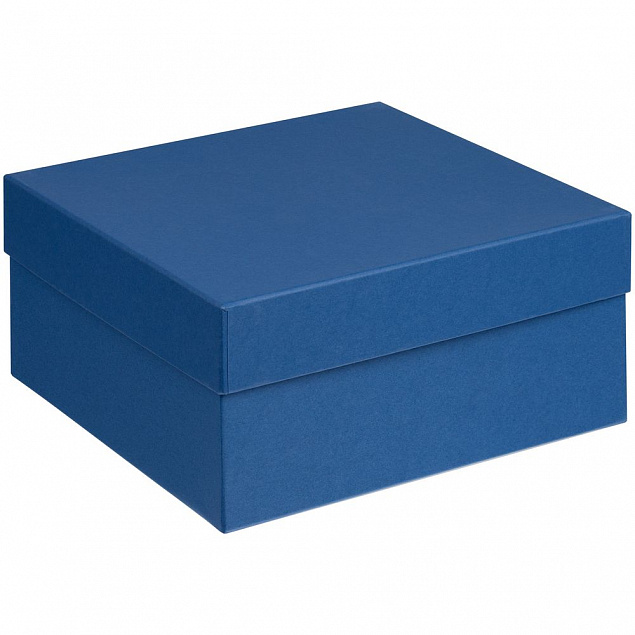 Коробка Satin, большая, синяя с логотипом в Балашихе заказать по выгодной цене в кибермаркете AvroraStore