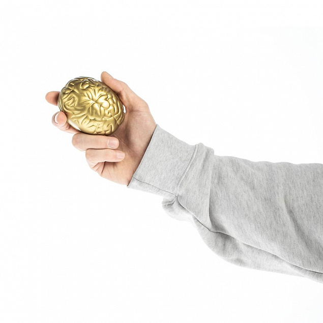 Антистресс «Золотой мозг» с логотипом в Балашихе заказать по выгодной цене в кибермаркете AvroraStore