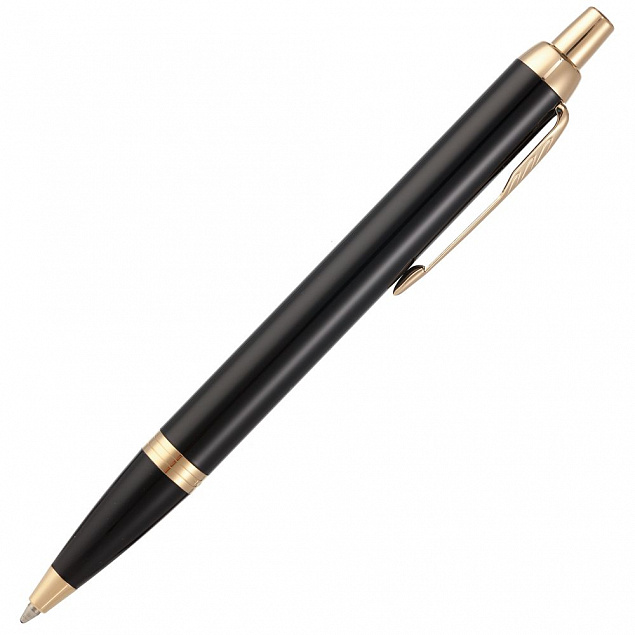 Ручка шариковая Parker IM Core K321 Black GT M с логотипом в Балашихе заказать по выгодной цене в кибермаркете AvroraStore