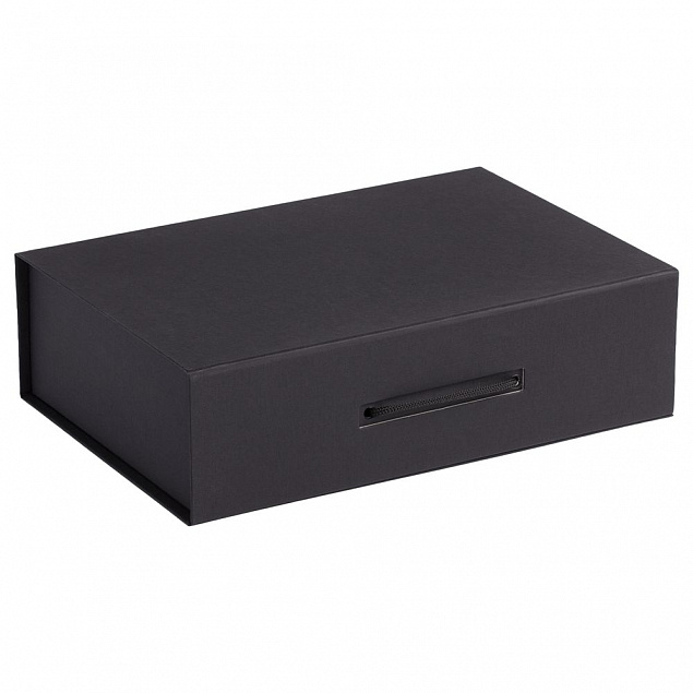Коробка Case, подарочная, черная с логотипом в Балашихе заказать по выгодной цене в кибермаркете AvroraStore