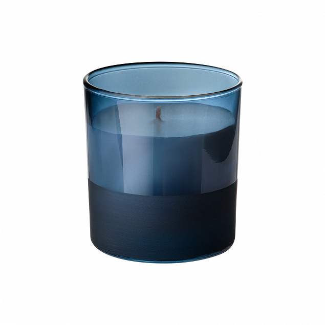 Ароматическая свеча, Sapphire, синяя с логотипом в Балашихе заказать по выгодной цене в кибермаркете AvroraStore