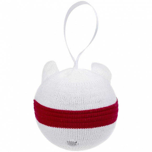 Елочный шар «Мишка» с логотипом в Балашихе заказать по выгодной цене в кибермаркете AvroraStore