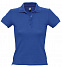 Рубашка поло женская PEOPLE 210, ярко-синяя (royal) с логотипом в Балашихе заказать по выгодной цене в кибермаркете AvroraStore
