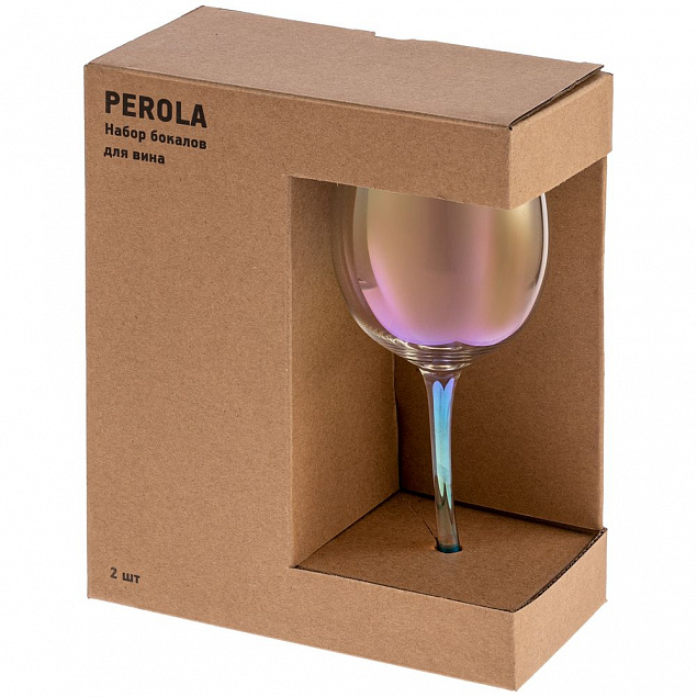 Набор из 2 бокалов для красного вина Perola с логотипом в Балашихе заказать по выгодной цене в кибермаркете AvroraStore