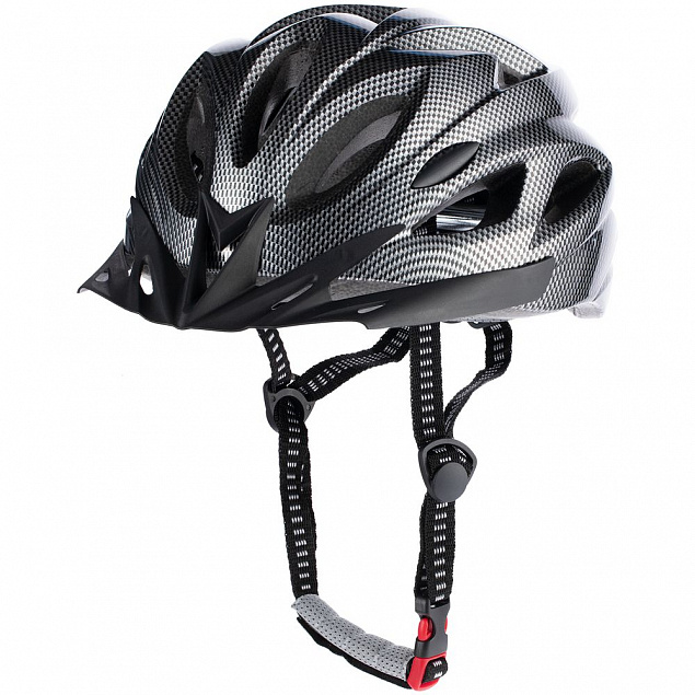 Велосипедный шлем Ballerup, черный с логотипом в Балашихе заказать по выгодной цене в кибермаркете AvroraStore
