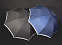 Зонт-трость Unit Reflect, черный с логотипом в Балашихе заказать по выгодной цене в кибермаркете AvroraStore