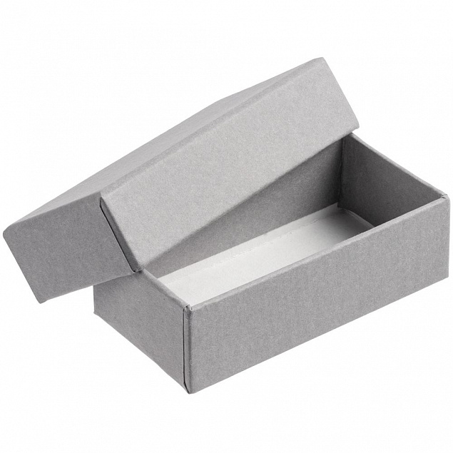 Коробка для флешки Minne, серая с логотипом в Балашихе заказать по выгодной цене в кибермаркете AvroraStore