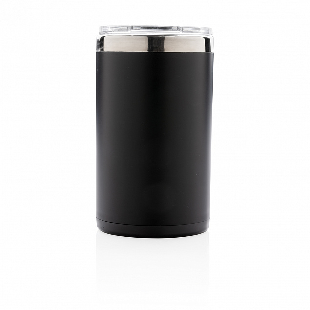 Компактная термокружка Light up, черный с логотипом в Балашихе заказать по выгодной цене в кибермаркете AvroraStore