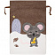 Мешок для подарков Noel, с мышкой с логотипом в Балашихе заказать по выгодной цене в кибермаркете AvroraStore