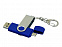 USB 2.0- флешка на 64 Гб с поворотным механизмом и дополнительным разъемом Micro USB с логотипом в Балашихе заказать по выгодной цене в кибермаркете AvroraStore