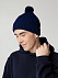 Шапка Nordvik, темно-синяя с логотипом в Балашихе заказать по выгодной цене в кибермаркете AvroraStore