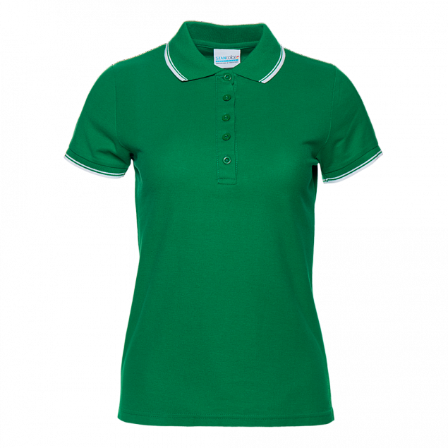 Рубашка поло Рубашка 04BK Зелёный с логотипом в Балашихе заказать по выгодной цене в кибермаркете AvroraStore