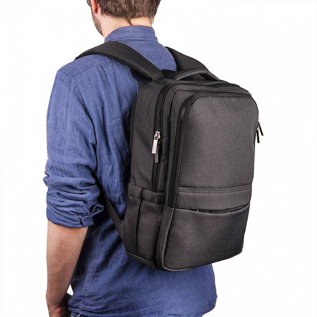 Функциональный рюкзак CORE с RFID защитой с логотипом в Балашихе заказать по выгодной цене в кибермаркете AvroraStore