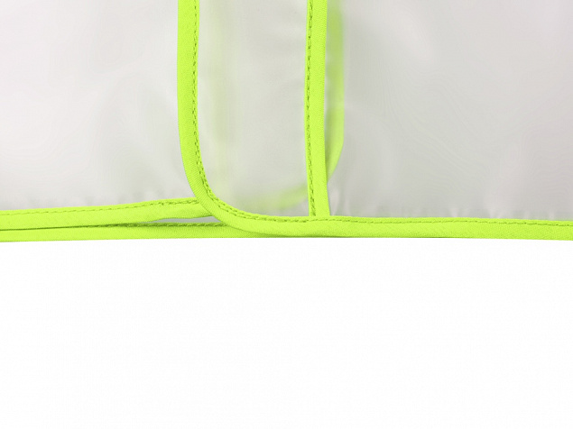 Дождевик Providence, прозрачный/зеленый с чехлом с логотипом в Балашихе заказать по выгодной цене в кибермаркете AvroraStore