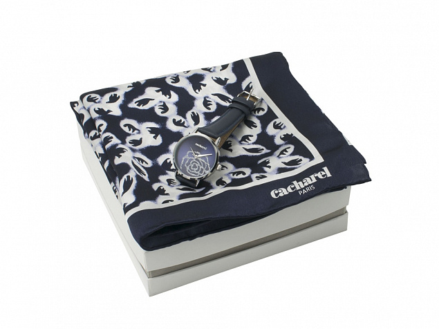 Подарочный набор: часы наручные женские, шелковый платок с логотипом в Балашихе заказать по выгодной цене в кибермаркете AvroraStore