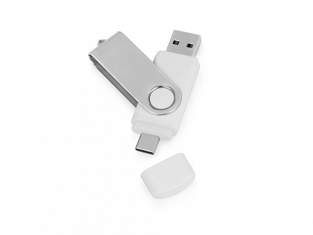 USB/USB Type-C флешка на 16 Гб «Квебек C» с логотипом в Балашихе заказать по выгодной цене в кибермаркете AvroraStore