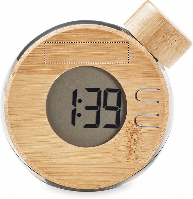 Бамбуковые ЖК-часы с водяным пи с логотипом в Балашихе заказать по выгодной цене в кибермаркете AvroraStore
