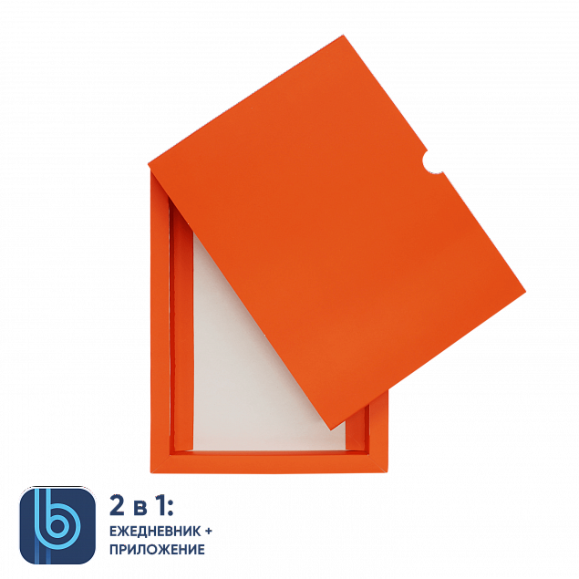 Коробка под ежедневник Bplanner (оранжевый) с логотипом в Балашихе заказать по выгодной цене в кибермаркете AvroraStore