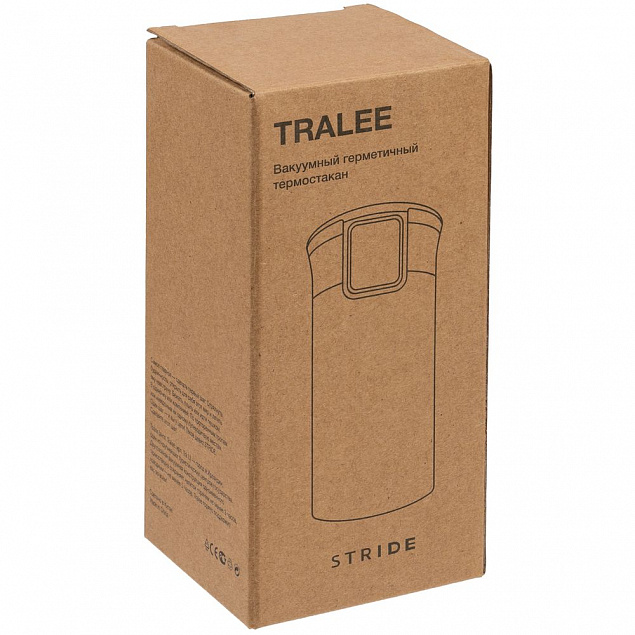 Термостакан Tralee, белый с логотипом в Балашихе заказать по выгодной цене в кибермаркете AvroraStore