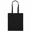 Холщовая сумка Basic 105, черная с логотипом в Балашихе заказать по выгодной цене в кибермаркете AvroraStore