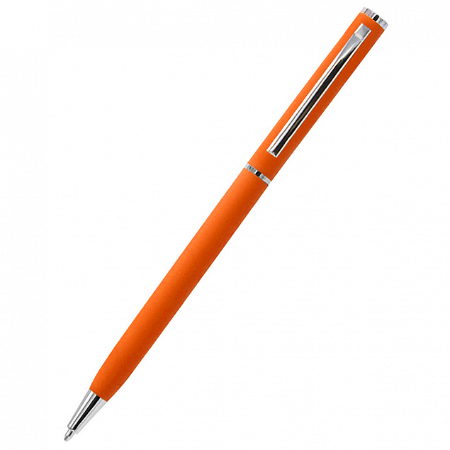 Ручка шариковая металлическая Tinny Soft - Оранжевый OO с логотипом в Балашихе заказать по выгодной цене в кибермаркете AvroraStore