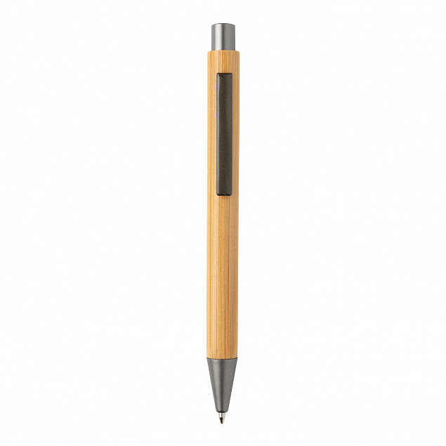 Тонкая бамбуковая ручка с логотипом в Балашихе заказать по выгодной цене в кибермаркете AvroraStore