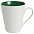 Кружка newBell матовая, белая с зеленым с логотипом в Балашихе заказать по выгодной цене в кибермаркете AvroraStore