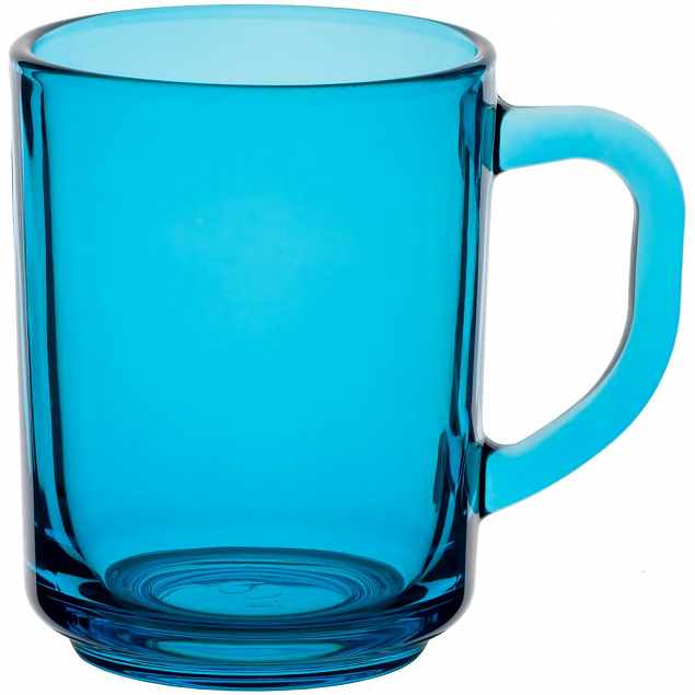 Кружка Enjoy, голубая с логотипом в Балашихе заказать по выгодной цене в кибермаркете AvroraStore