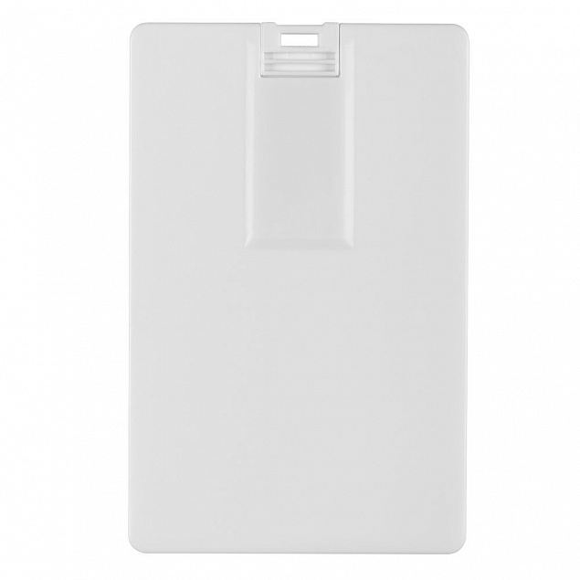 Флешка Card, 8 Гб, белая с логотипом в Балашихе заказать по выгодной цене в кибермаркете AvroraStore