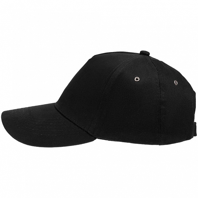Бейсболка Standard, черная с логотипом в Балашихе заказать по выгодной цене в кибермаркете AvroraStore