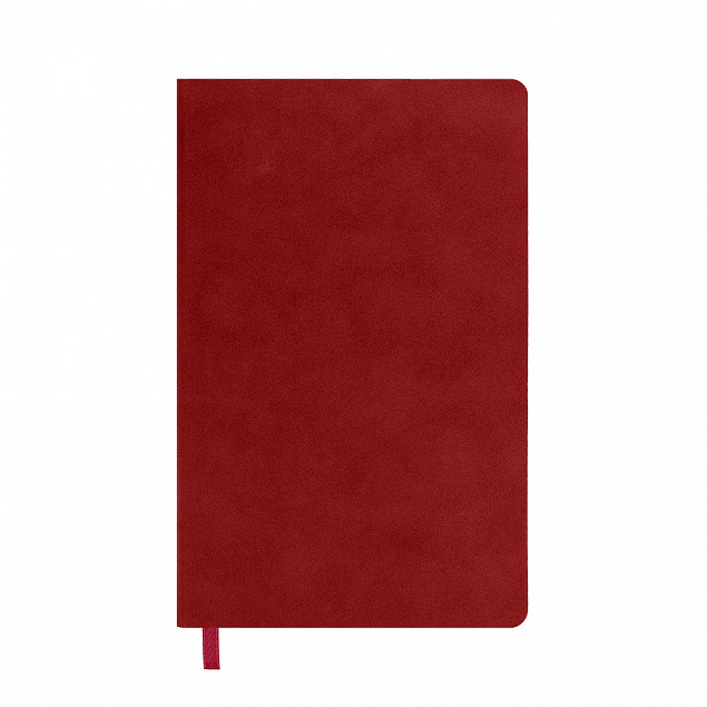 Бизнес-блокнот ALFI, A5, красный, мягкая обложка, в линейку с логотипом в Балашихе заказать по выгодной цене в кибермаркете AvroraStore