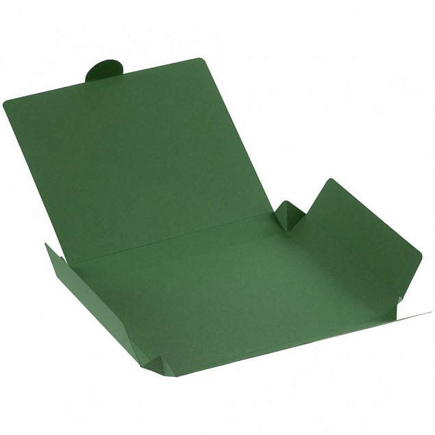 Коробка самосборная Flacky, зеленая с логотипом в Балашихе заказать по выгодной цене в кибермаркете AvroraStore