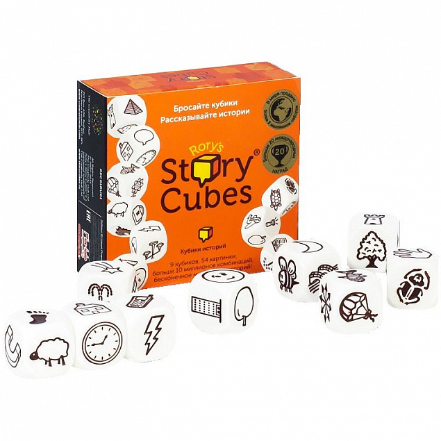 Игра «Кубики историй. Original» с логотипом в Балашихе заказать по выгодной цене в кибермаркете AvroraStore