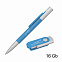 Набор ручка "Clas" + флеш-карта "Vostok" 16 Гб в футляре, покрытие soft touch с логотипом в Балашихе заказать по выгодной цене в кибермаркете AvroraStore