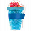 Охлаждающий контейнер Chill Yo 2 Go, голубой с логотипом в Балашихе заказать по выгодной цене в кибермаркете AvroraStore