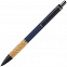 Ручка шариковая Cork, синяя с логотипом в Балашихе заказать по выгодной цене в кибермаркете AvroraStore