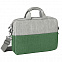Конференц-сумка BEAM NOTE, серый/зеленый, 39х30х6.5 см, ткань верха:100% полиамид, под-д:100%полиэст с логотипом в Балашихе заказать по выгодной цене в кибермаркете AvroraStore