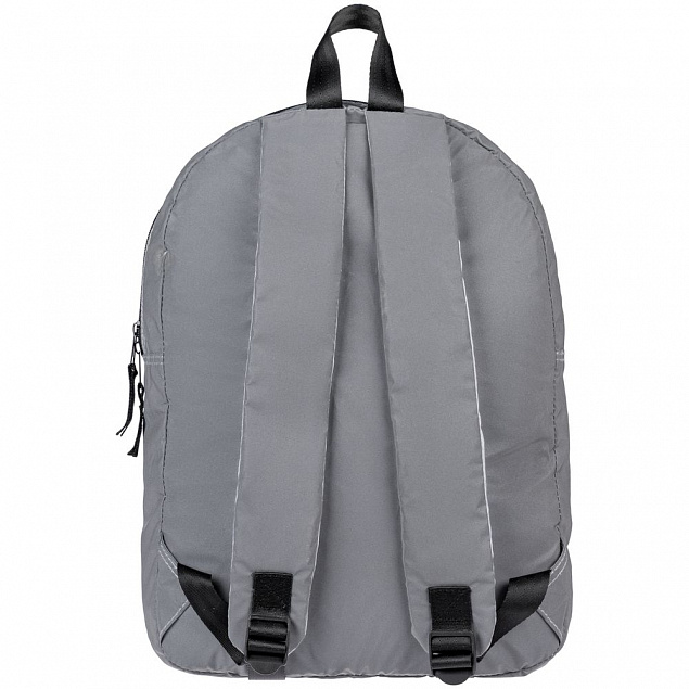 Городской рюкзак Manifest из светоотражающей ткани, серый с логотипом в Балашихе заказать по выгодной цене в кибермаркете AvroraStore