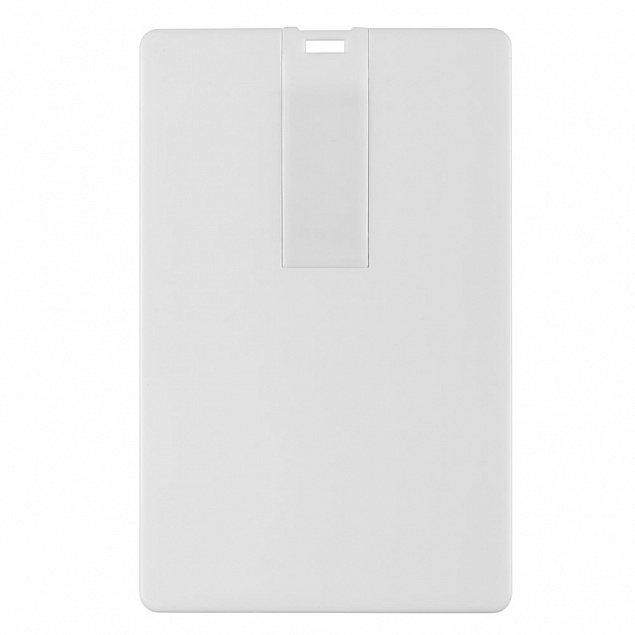 Флешка Card, 8 Гб, белая с логотипом в Балашихе заказать по выгодной цене в кибермаркете AvroraStore